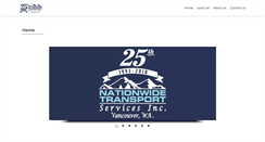 Desktop Screenshot of nationwidetransport.com